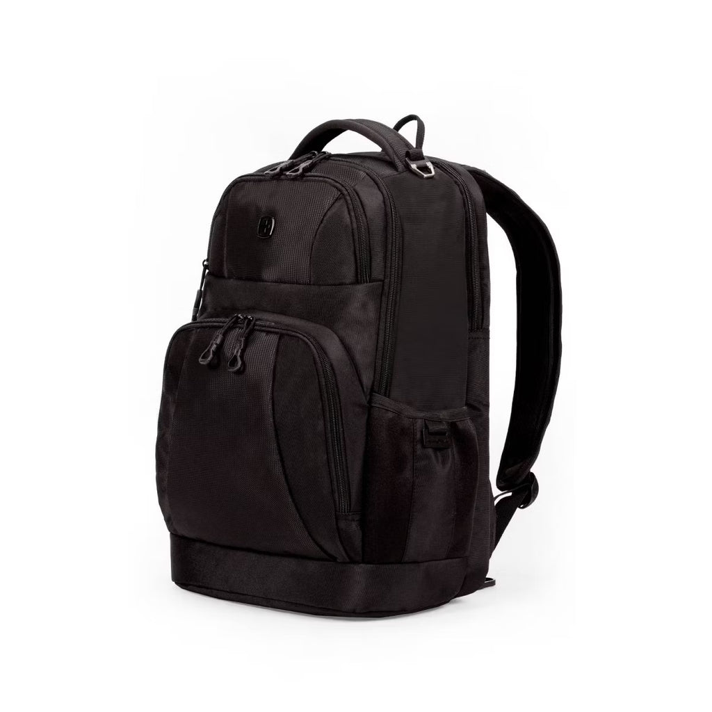 SwissGear 5698 Laptop Backpack, Ideal for Commuting, Work, Travel, College, and School, Fits 15 Inch Laptop Notebook, Black